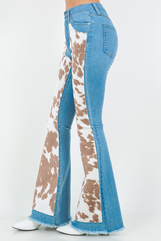 Rodeo Bell Bottom Jean in Light Denim - Inseam 34"