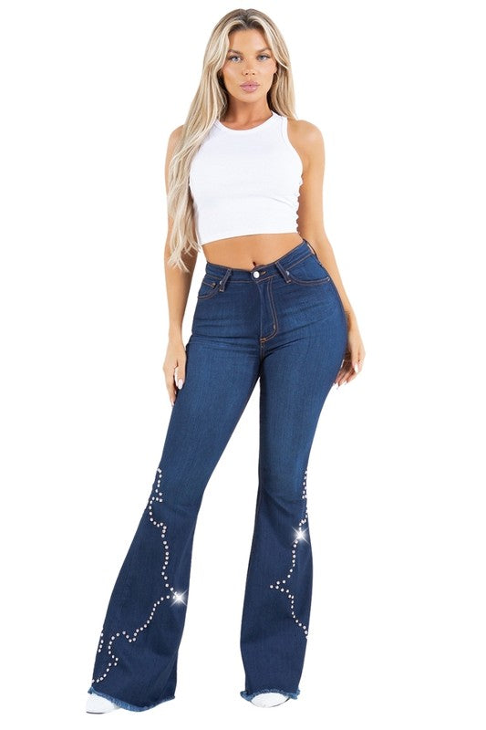 Santa Fe Bell Bottom Jean - 34" inseam