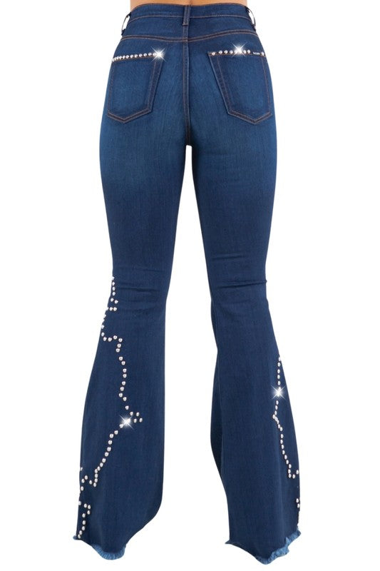 Santa Fe Bell Bottom Jean - 34" inseam