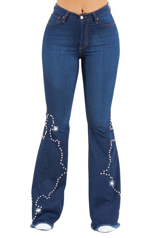 Santa Fe Bell Bottom Jean - 34" inseam