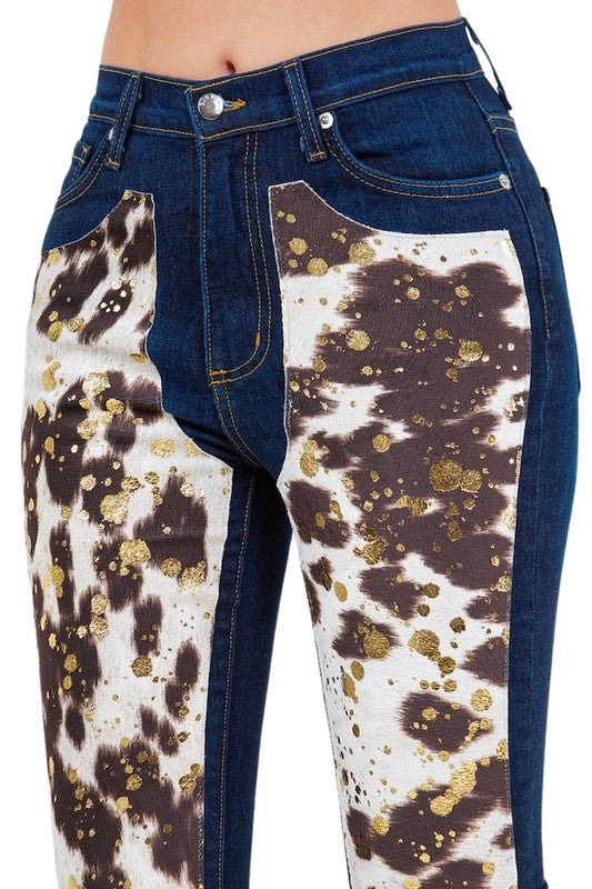 Rodeo Bell Bottom Jean in Dark Denim - Inseam 34"