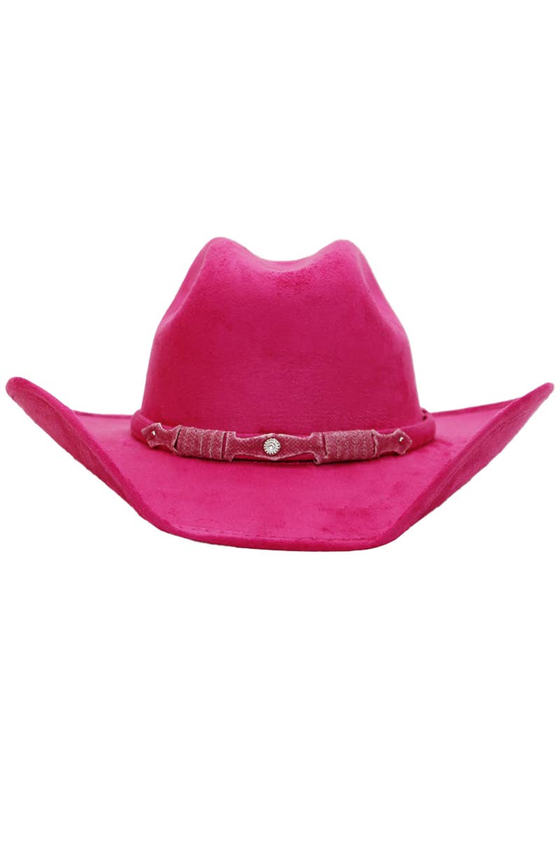 Kids Faux Nubuck Suede Elite Crafted Cowboy Hat