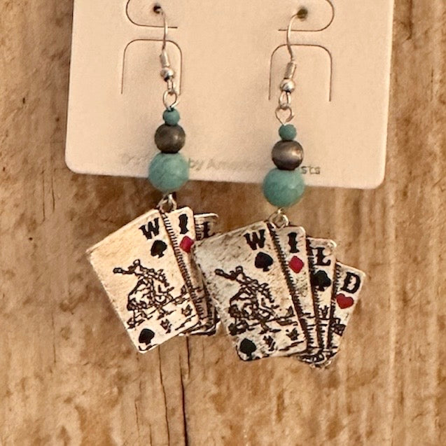 Wild Card Earrings