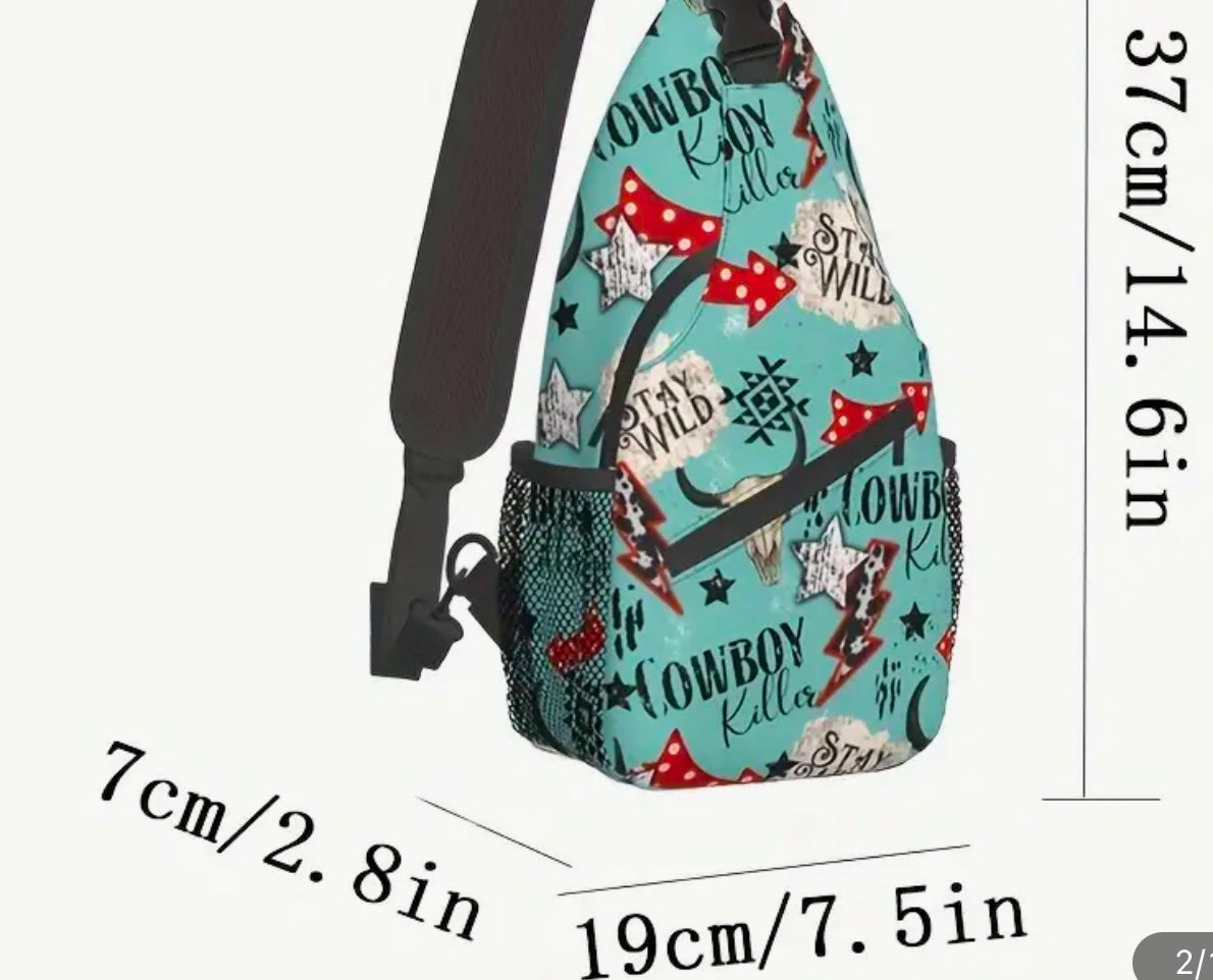 Western Sling Crossbody Bags