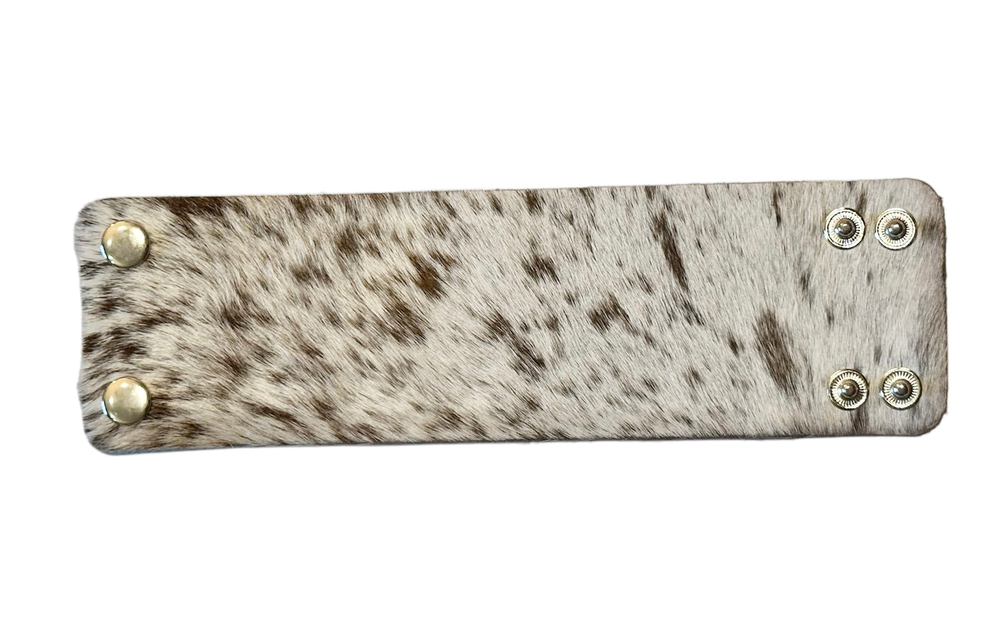Wide Snap Cowhide Bracelets
