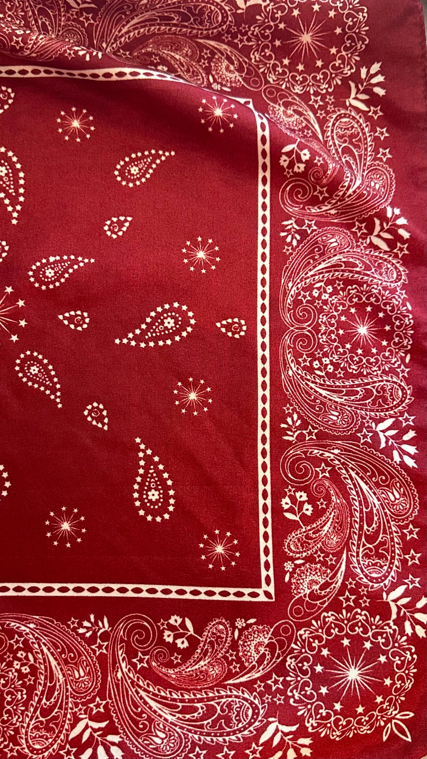 Red Silk Scarf