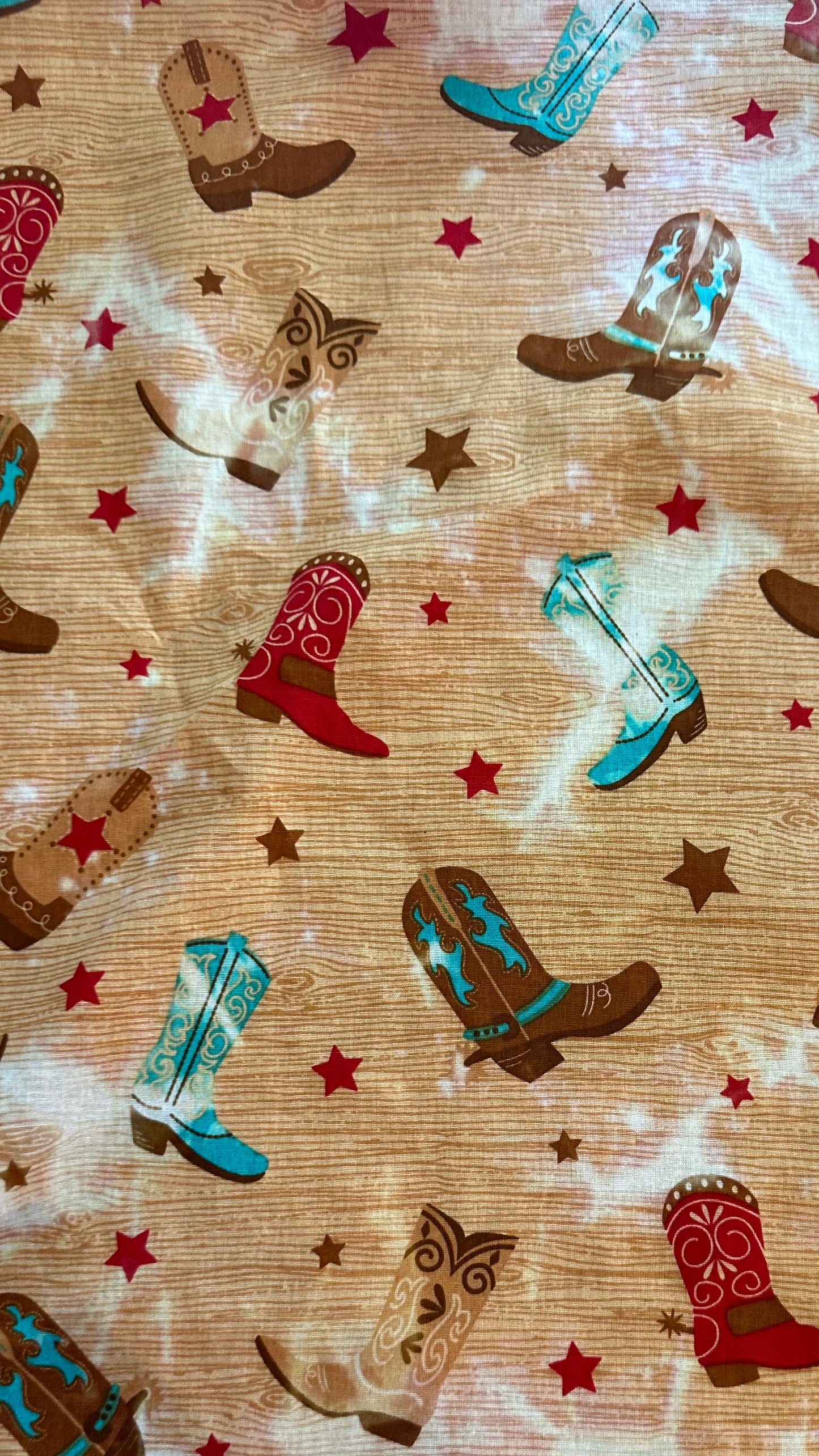 Rodeo Boots Bleached Cotton Scarf