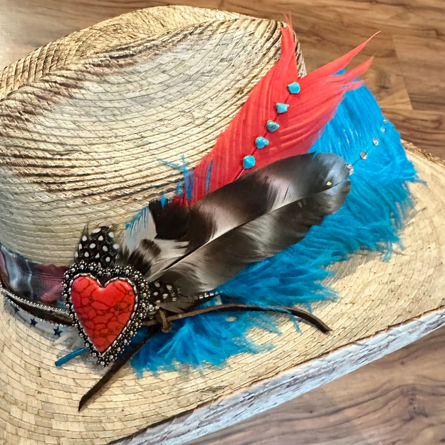 Wild Horses Straw Hat - SOLD
