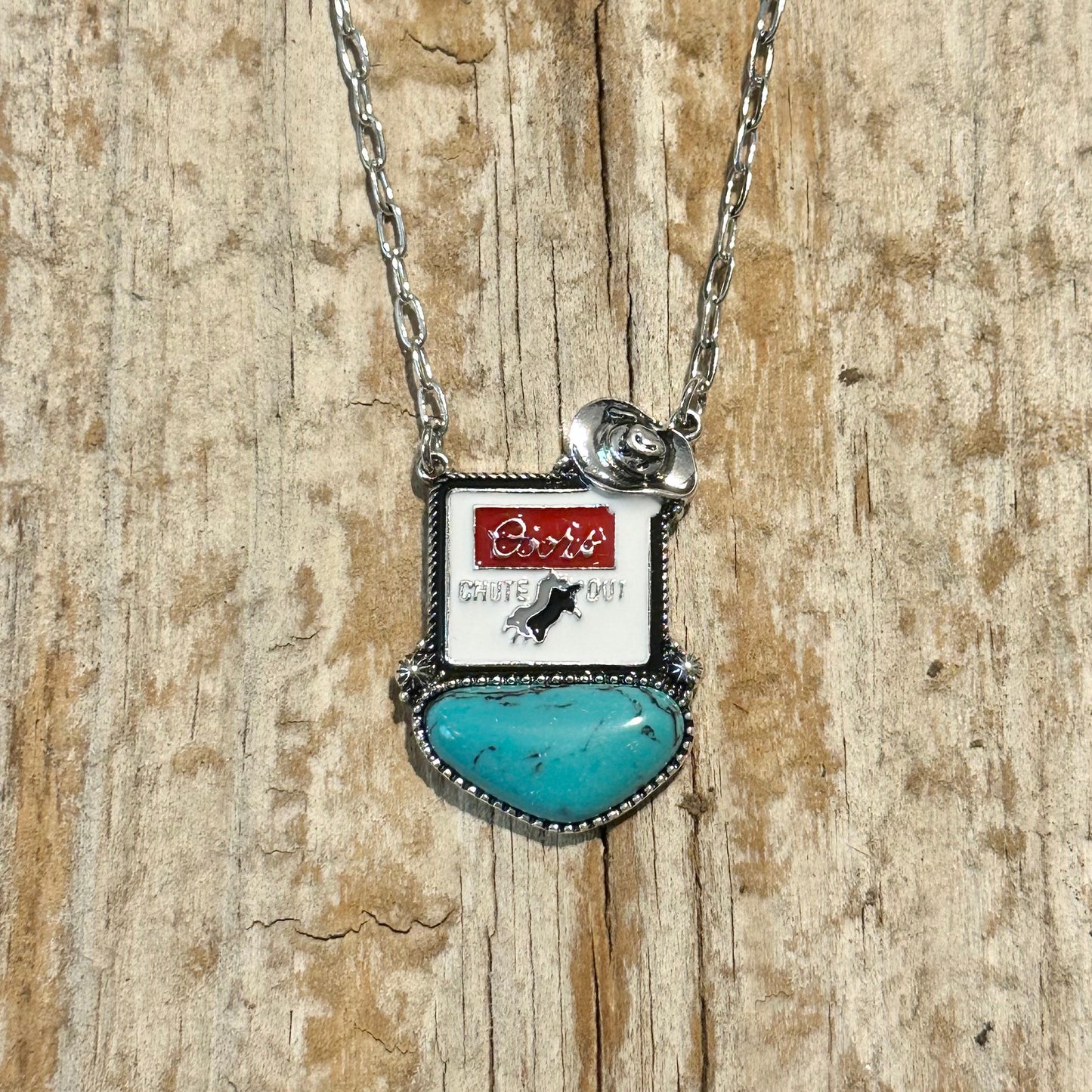 Coors White Turquoise Necklace