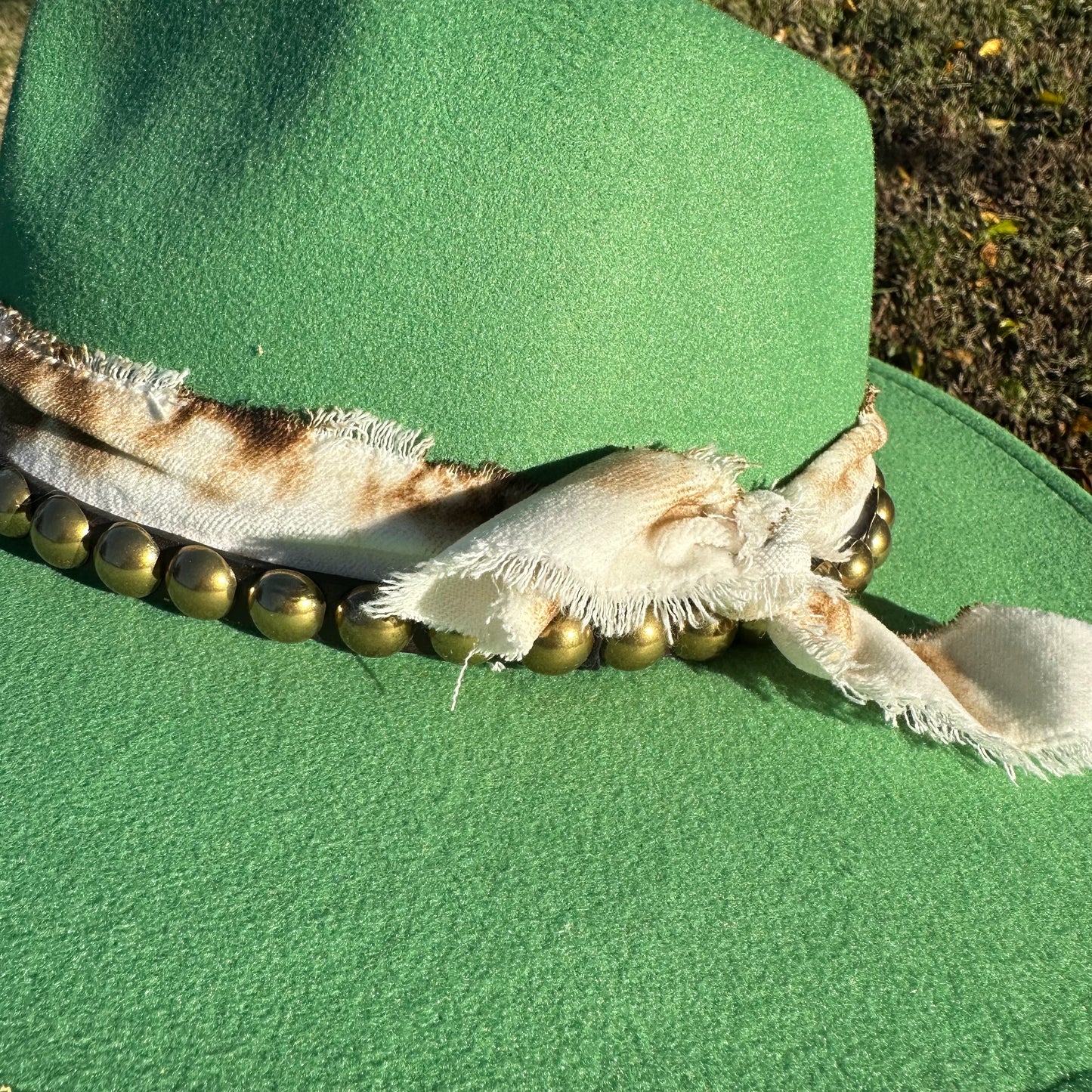 Green Eyes Custom Hat - SOLD