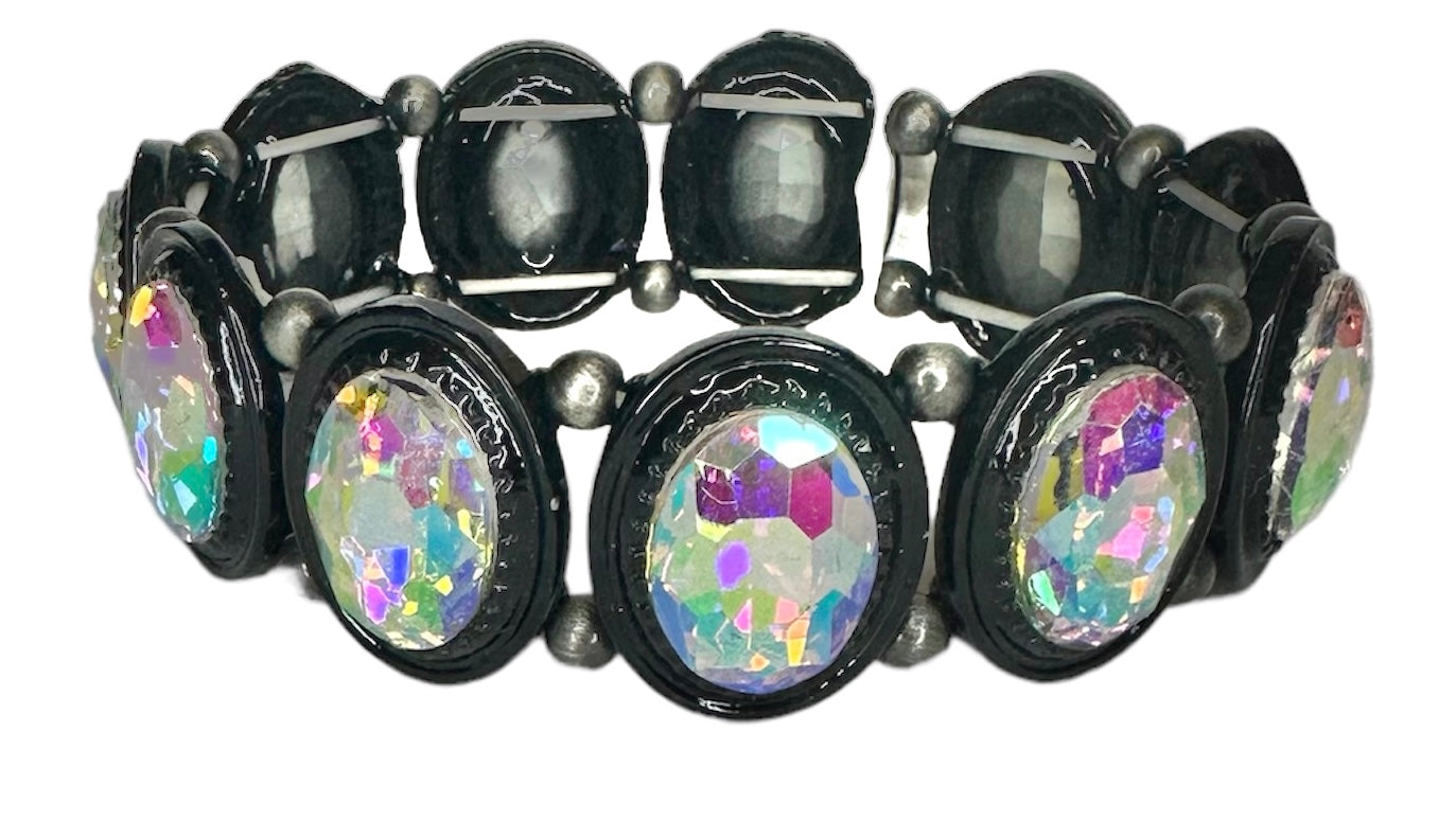 Iridescent Oval Bracelets