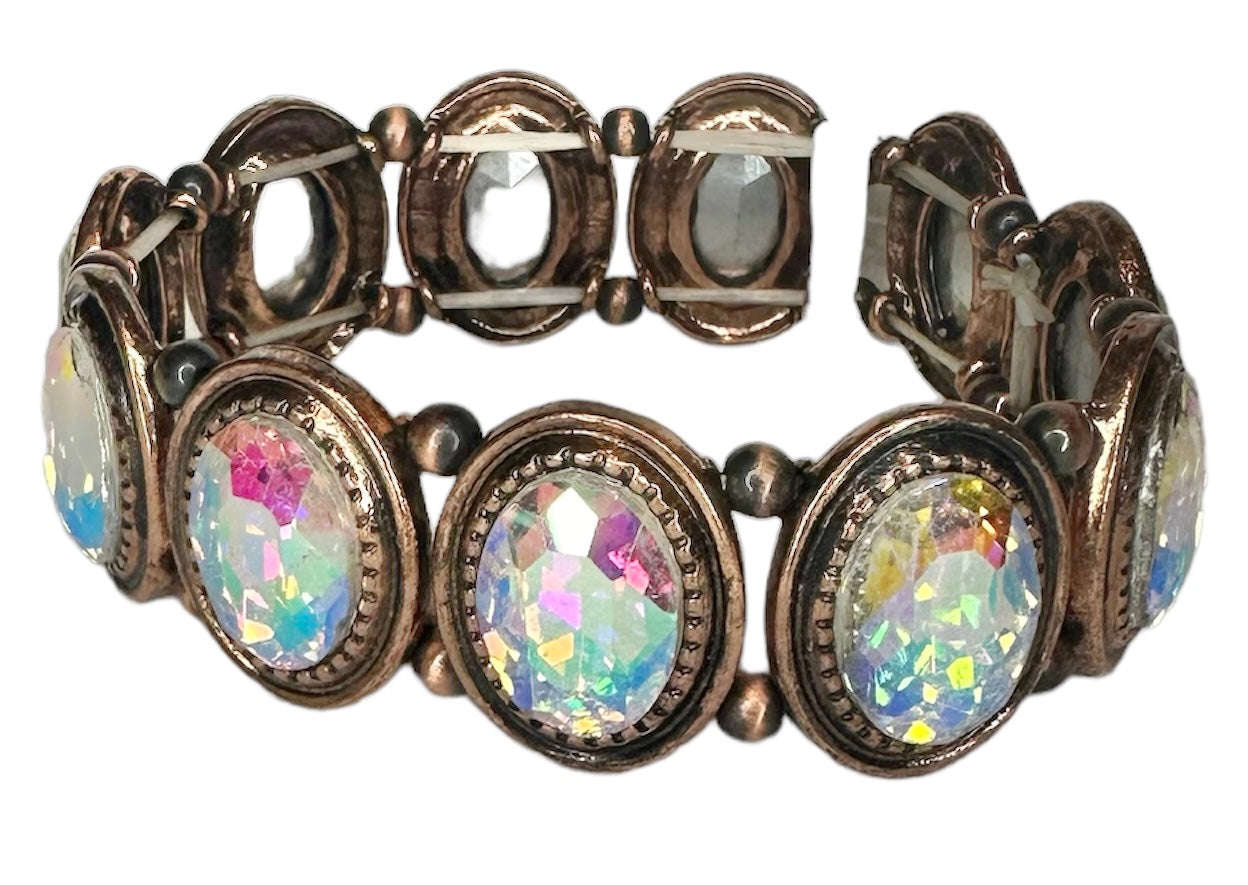 Iridescent Oval Bracelets