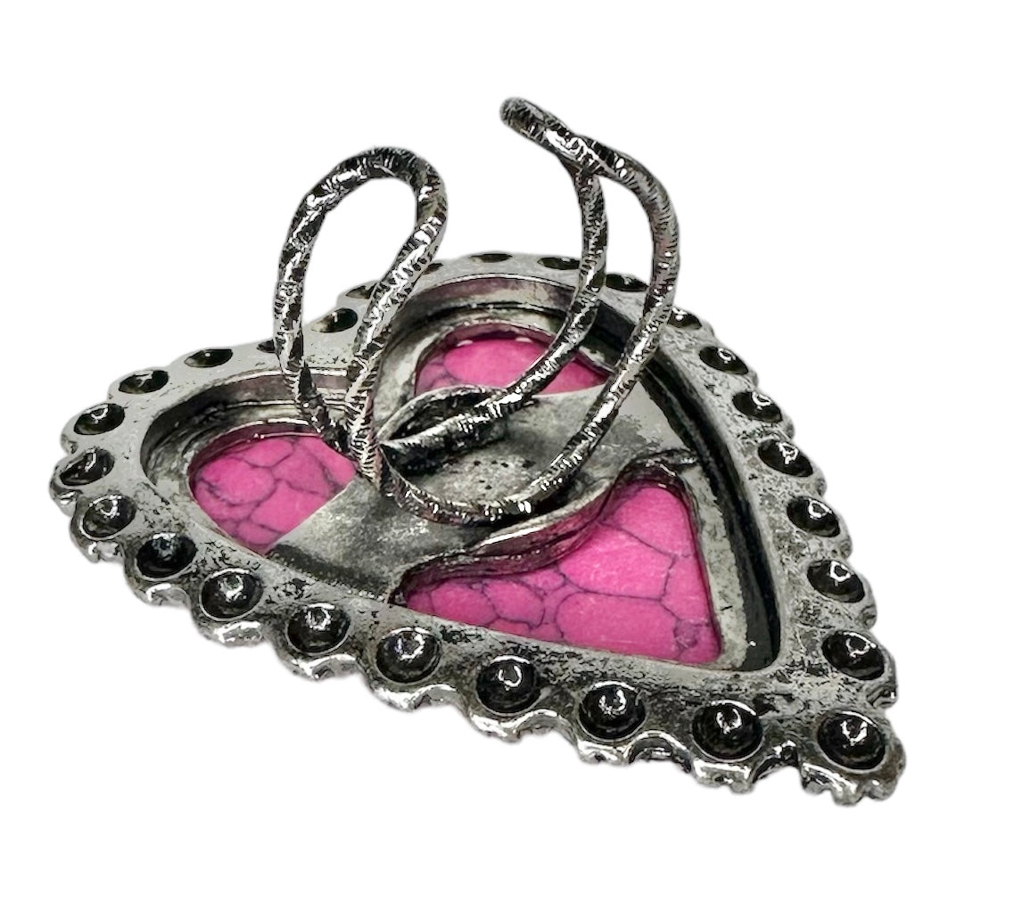 Big Heart Ring - Two colors available