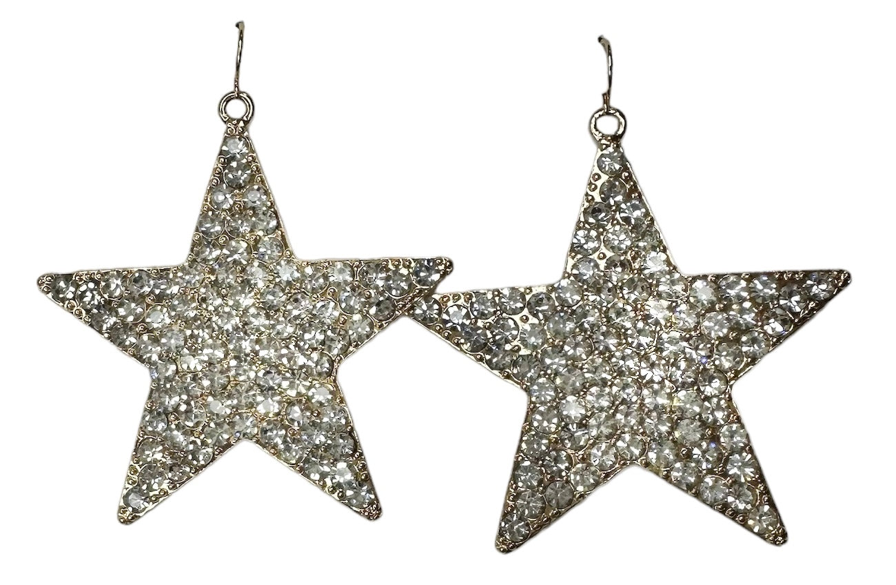 Large Star Earrings