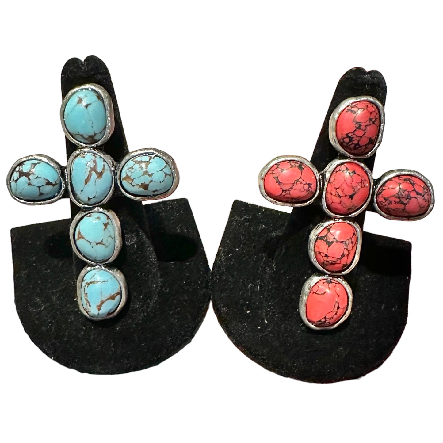 Stone Cross Iconic Stretch Ring (2)