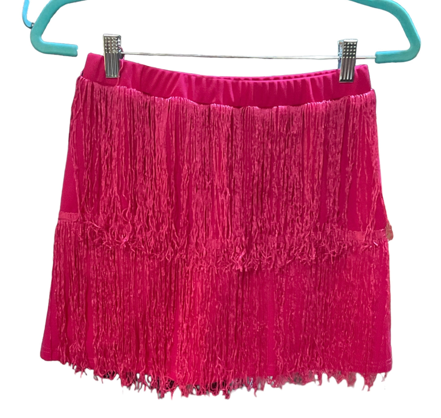 Tassel Mini Skirt Hot Pink
