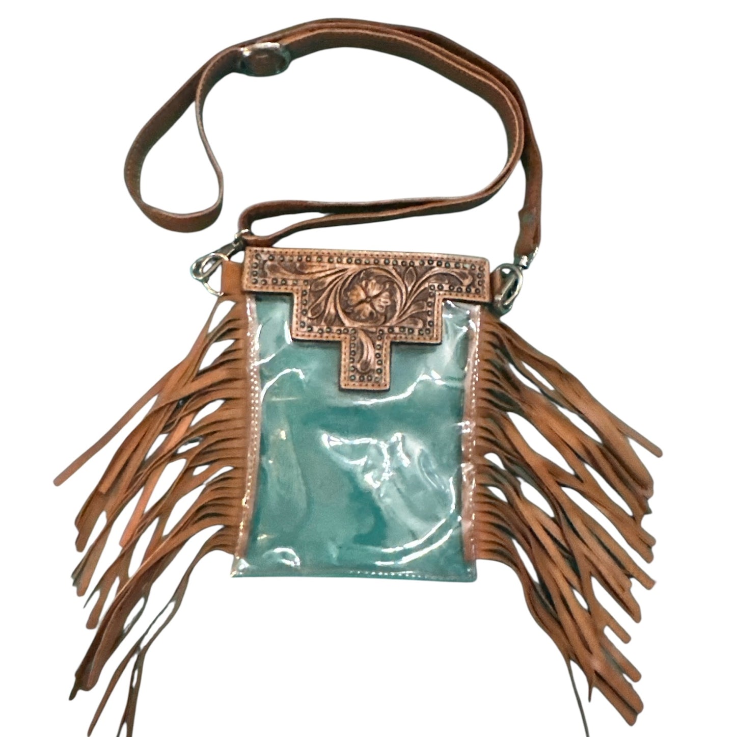 Mini Clear Fringe Purse