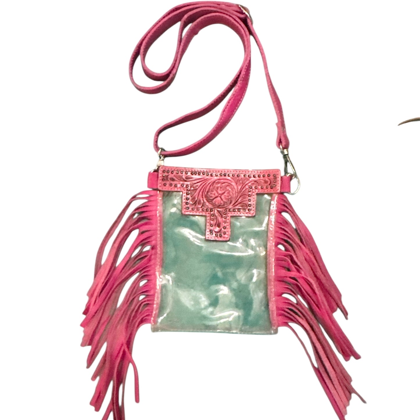 Mini Clear Fringe Purse