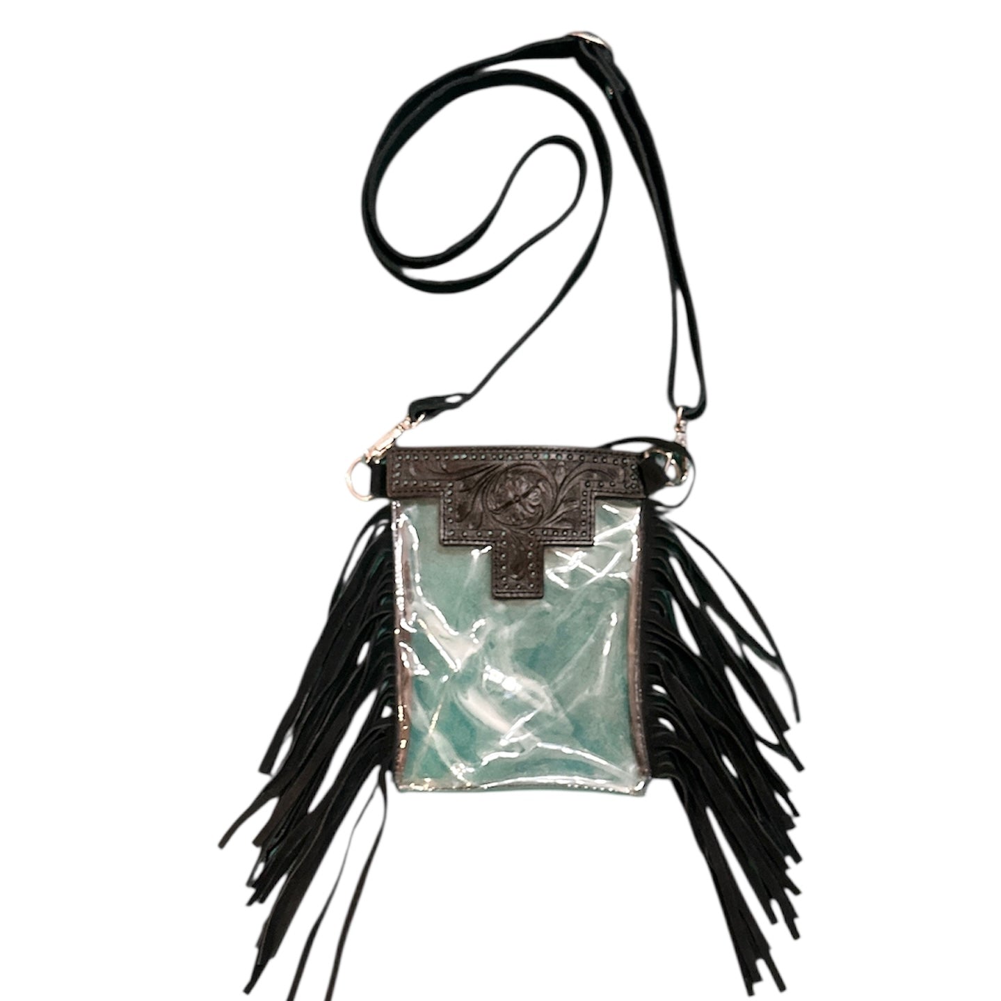 Mini Clear Fringe Purse