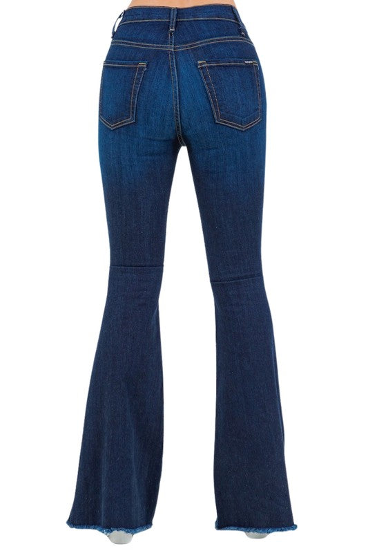 Rodeo Bell Bottom Jean in Dark Denim - Inseam 34"