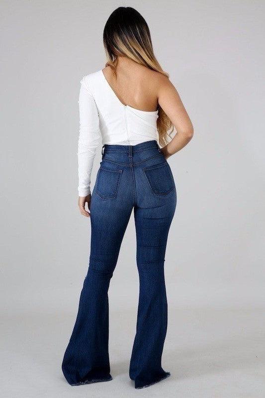 Skylar Bell Bottom Jean - Inseam 34"