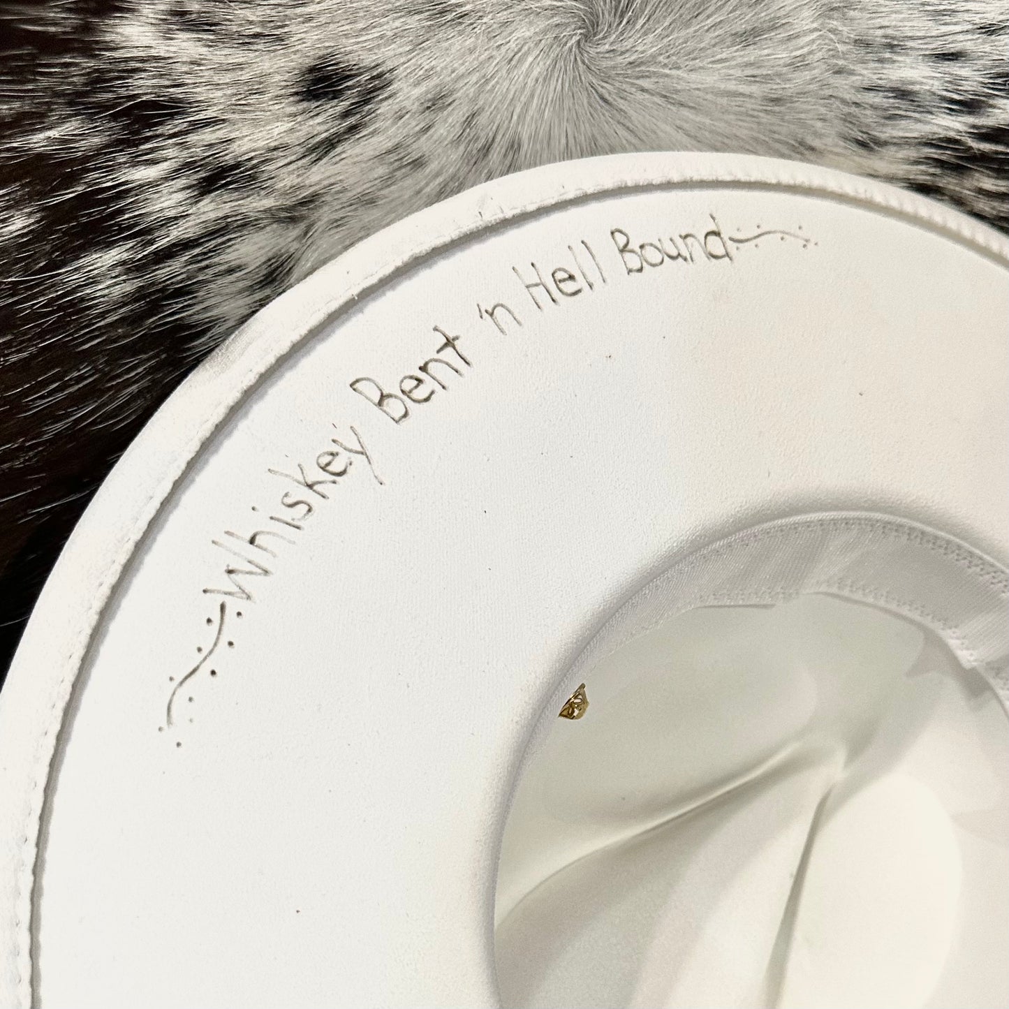 White Lightning Custom Hat - SOLD