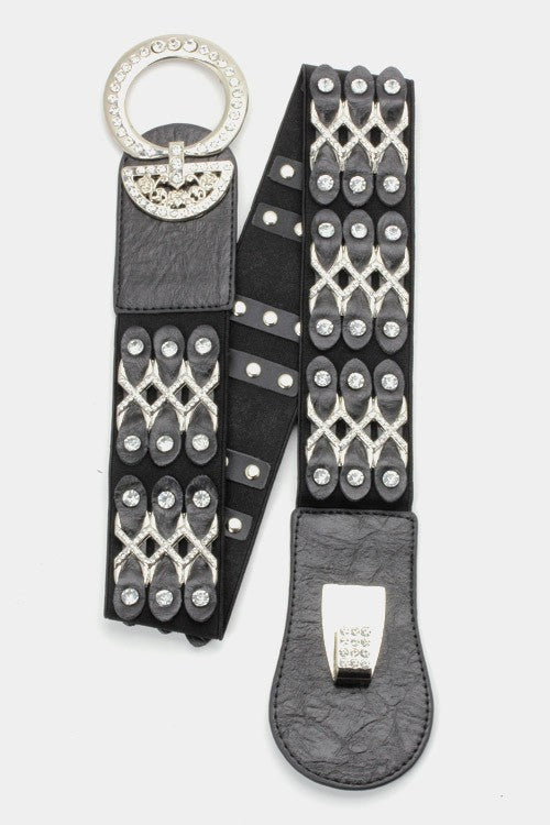 Crystal Studded Belt