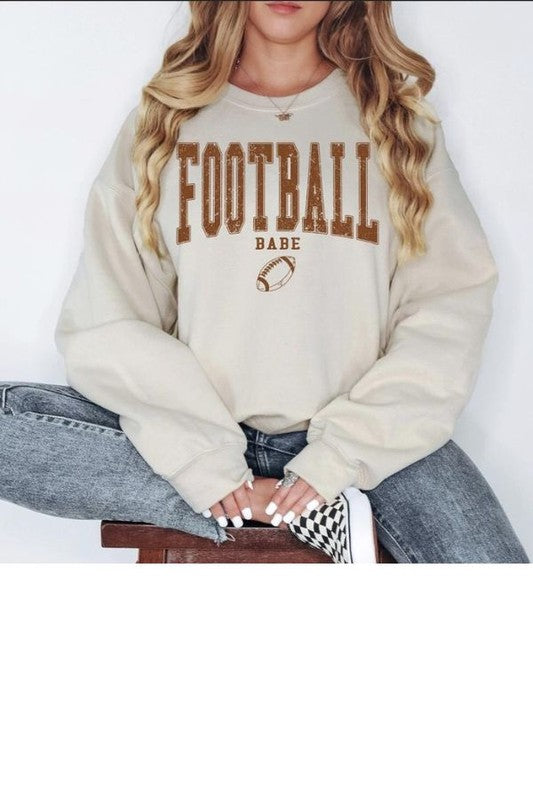 Foot Ball Babe Sweatshirt