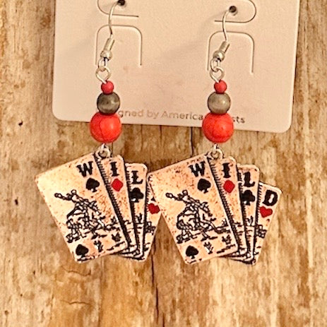 Wild Card Earrings