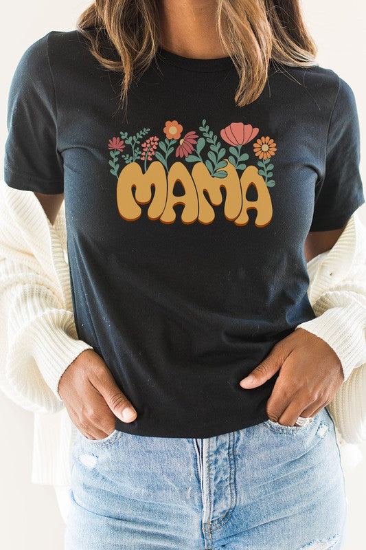 Mama Flower Garden Spring PLUS SIZE Graphic Tee