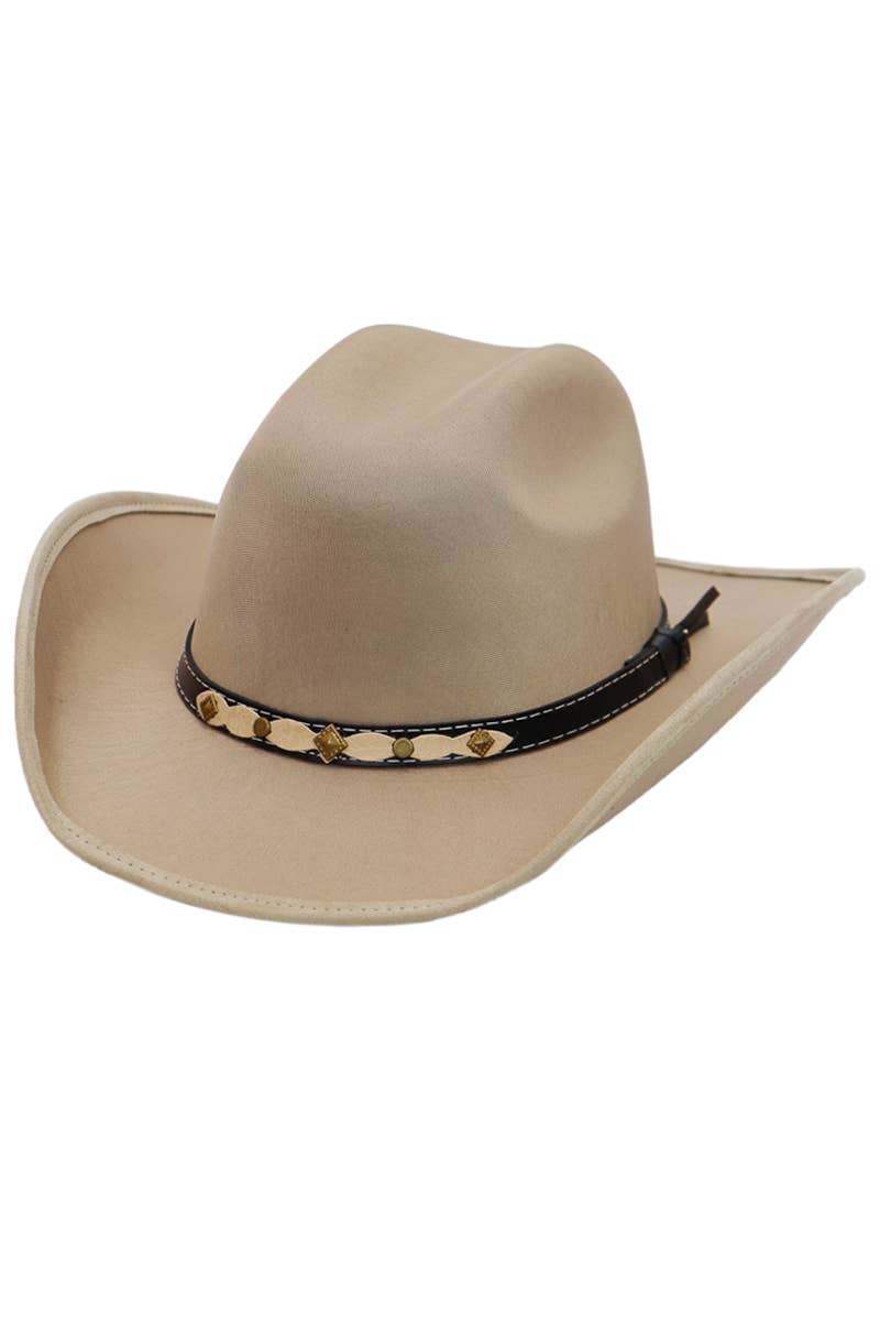 Kids Satin Cutter Crown Western Crafted Cowboy Hat