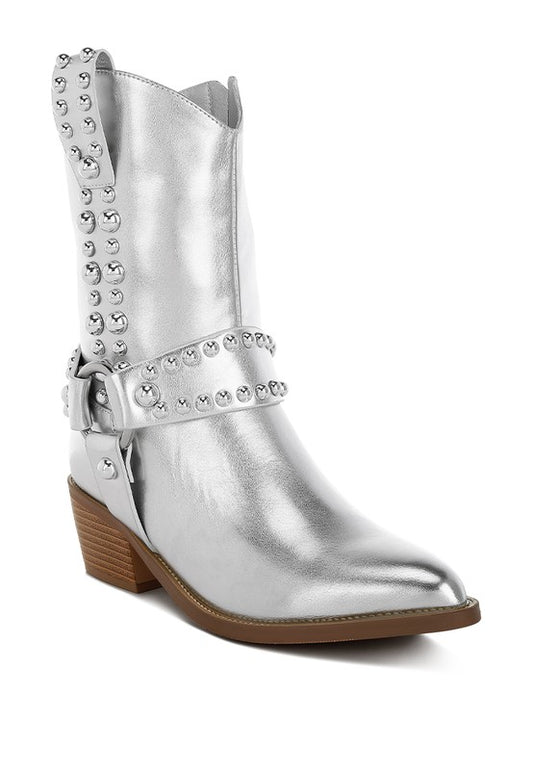 Altair Studded Harness Detail Boots