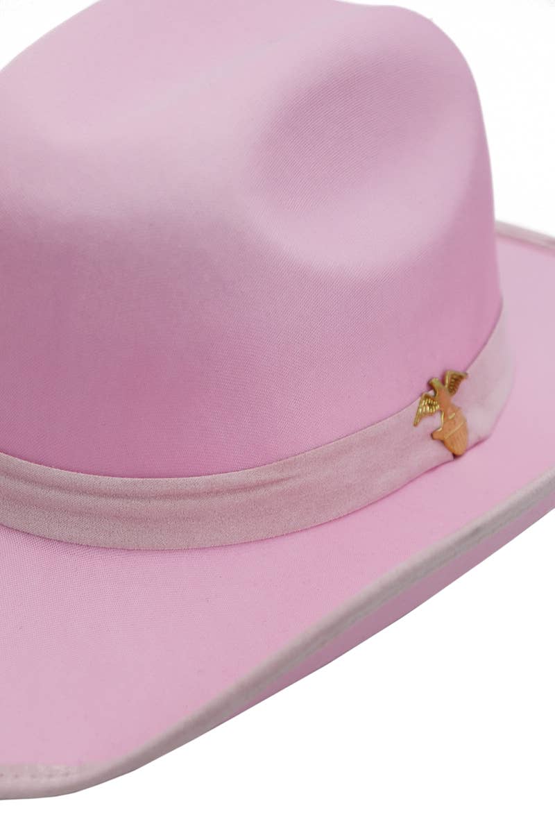 Kids Satin Cutter Crown Western Crafted Cowboy Hat