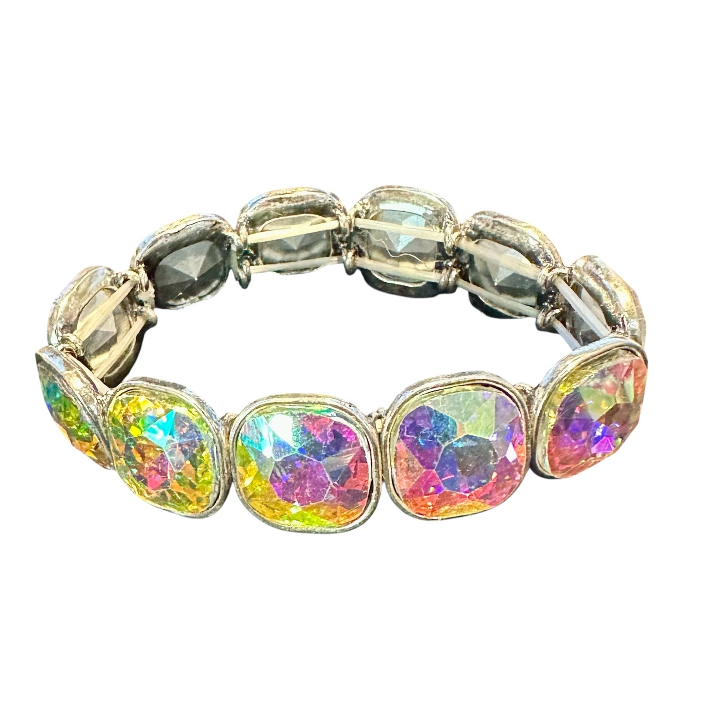 Iridescent Square Bracelets