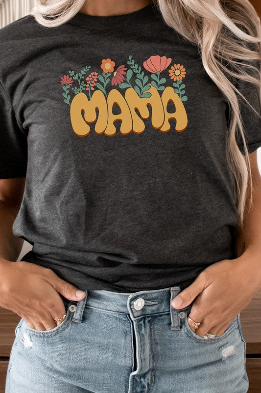 Mama Flower Garden Spring PLUS SIZE Graphic Tee