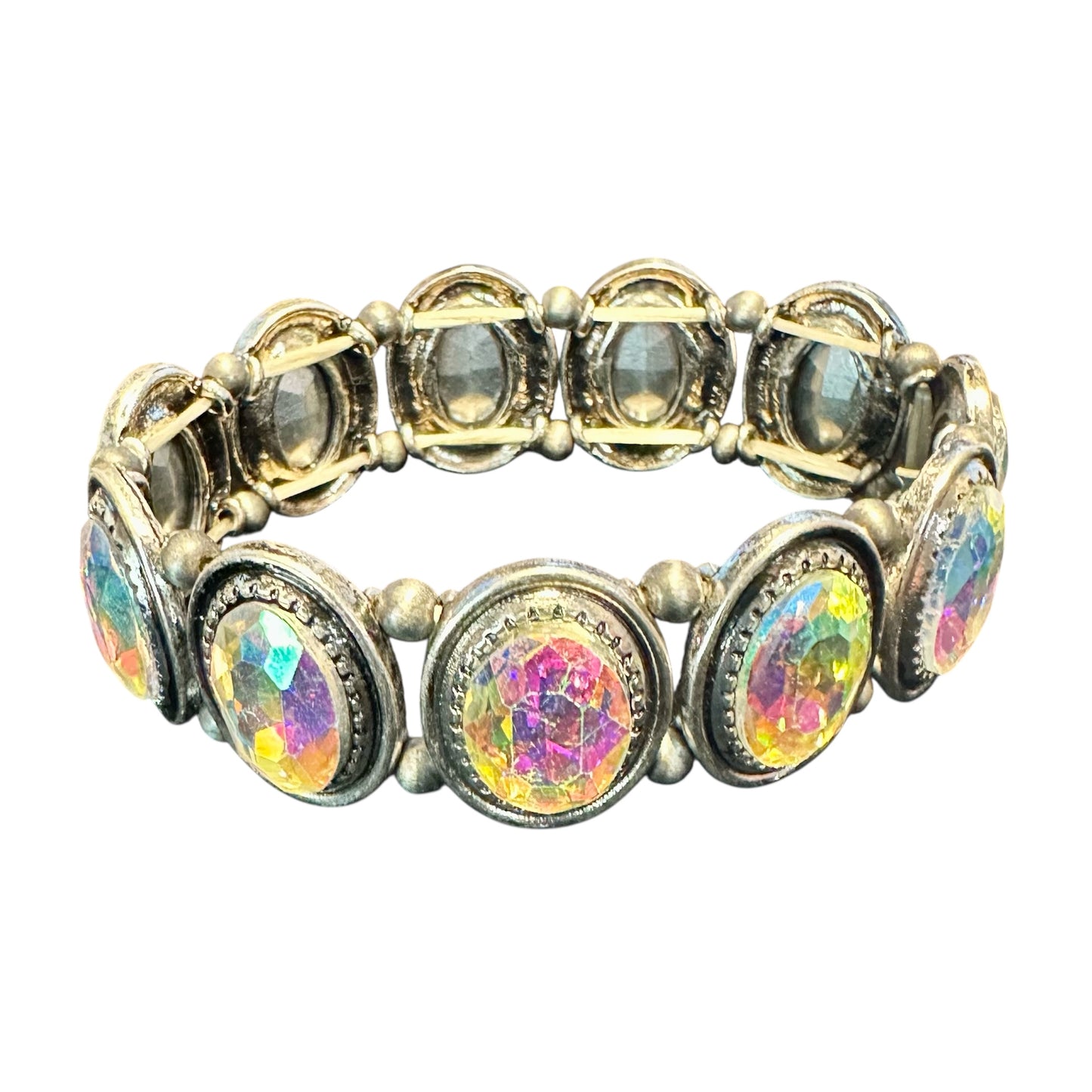 Iridescent Oval Bracelets