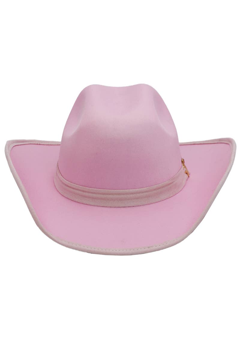 Kids Satin Cutter Crown Western Crafted Cowboy Hat