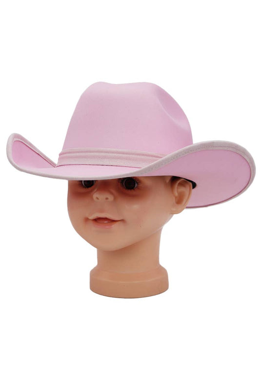 Kids Satin Cutter Crown Western Crafted Cowboy Hat