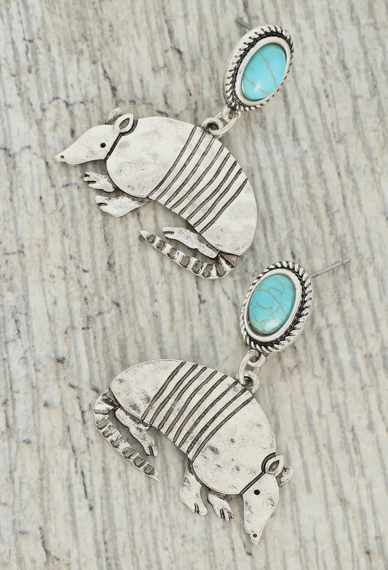 Armadillo Stud Earrings