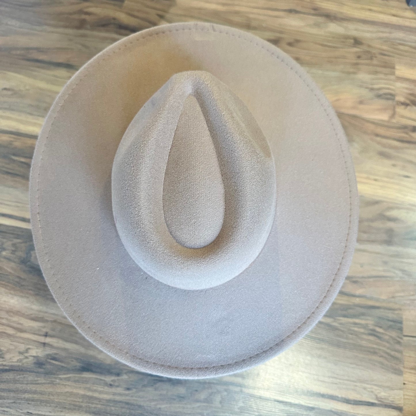 Flat Felt Hat