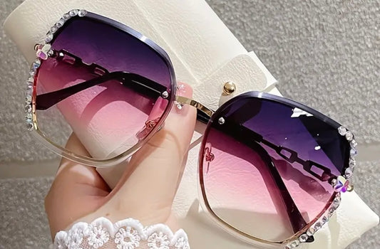 Retro Candy Sunglasses-Purple