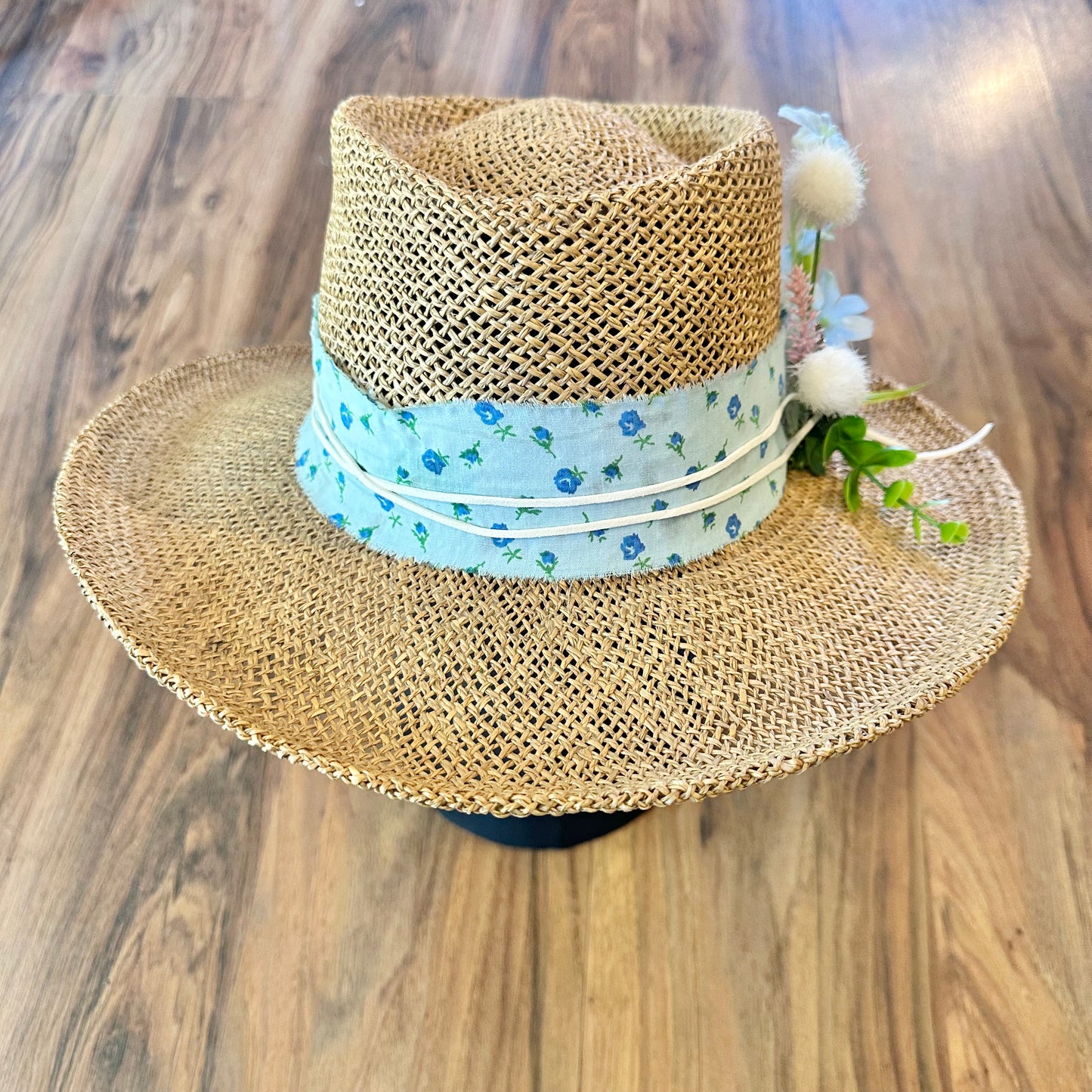 Blue Bird Straw Hat