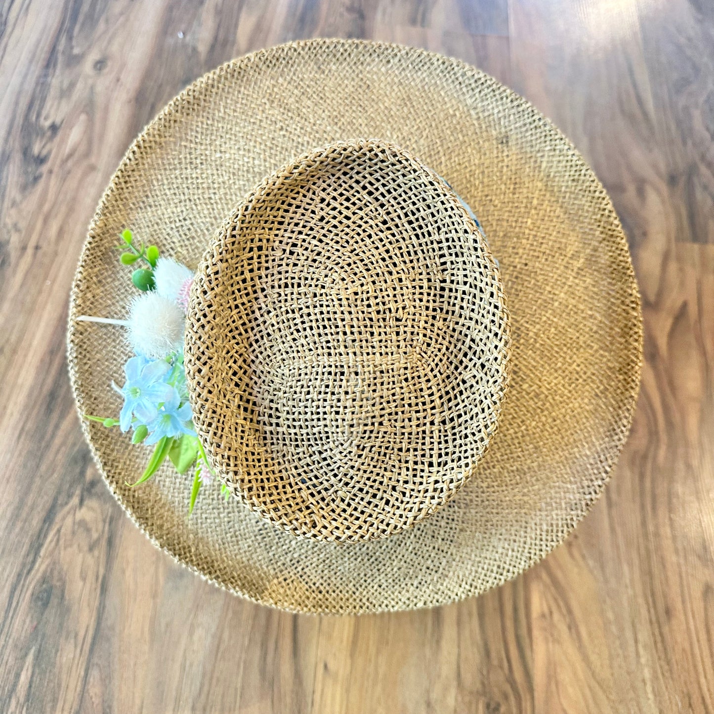 Blue Bird Straw Hat