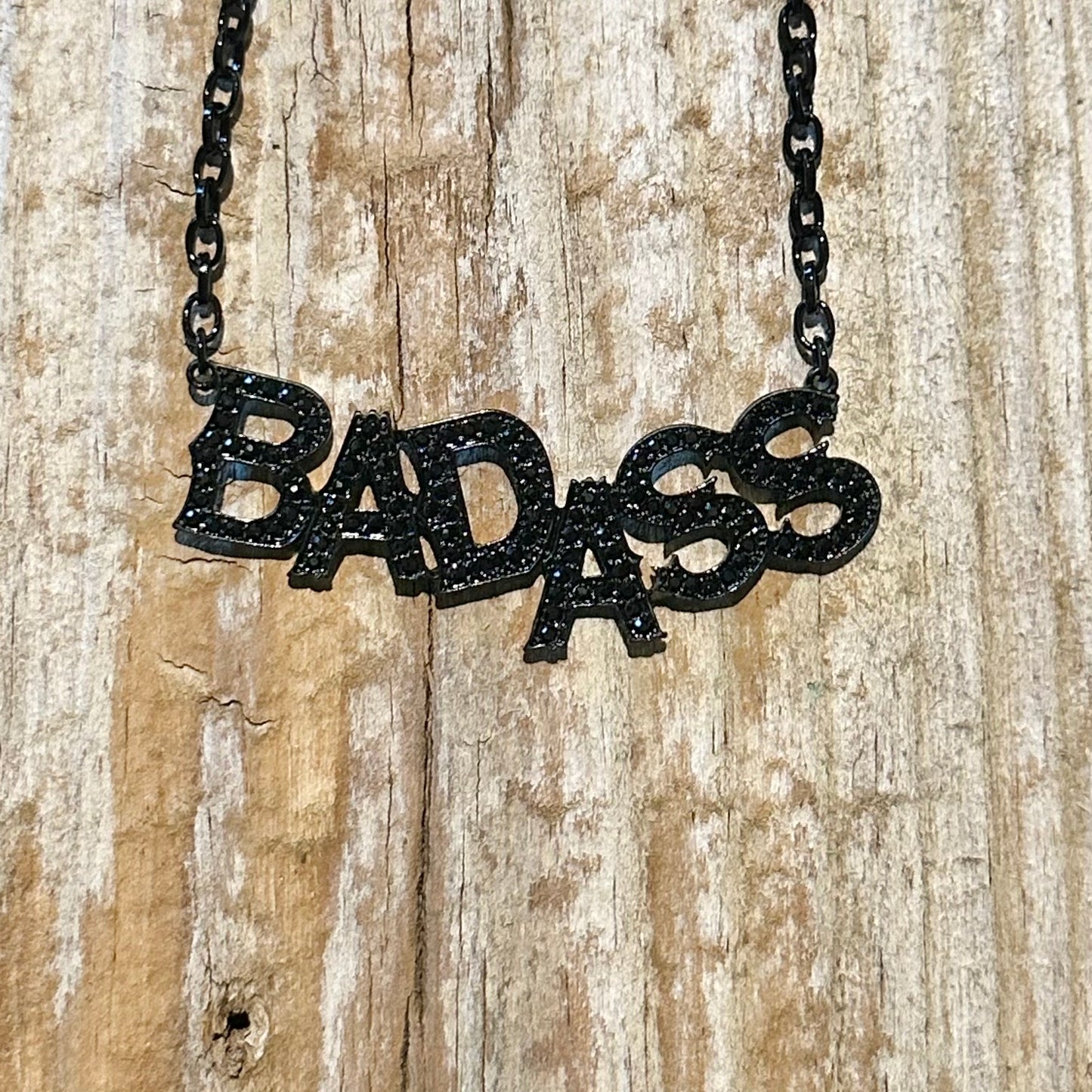 BADASS Necklace Black/Green/Bronze