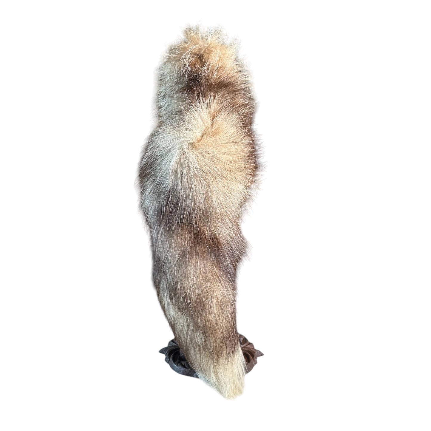 Grey Fox Fox Tail - Purse Accessory