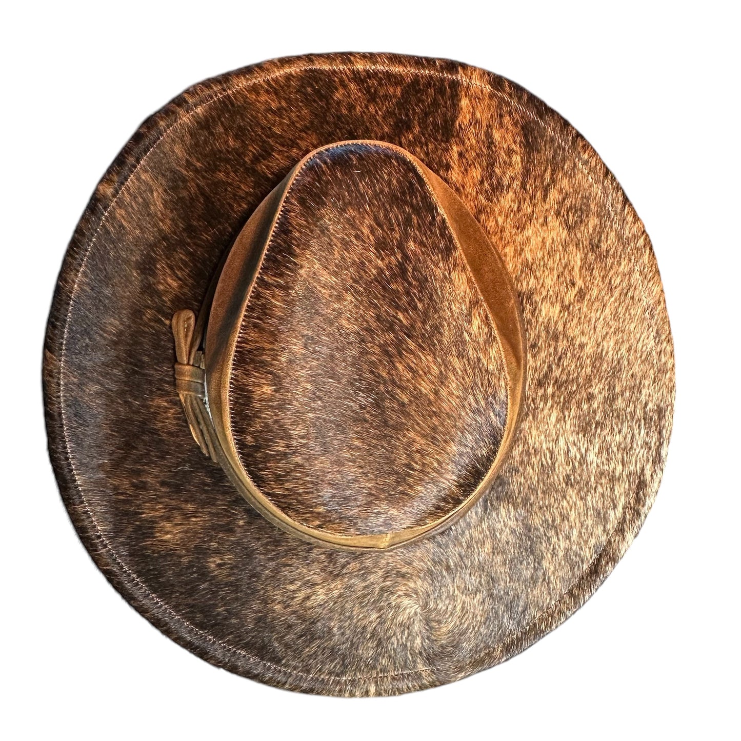 Sand Leather Cowhide Hat