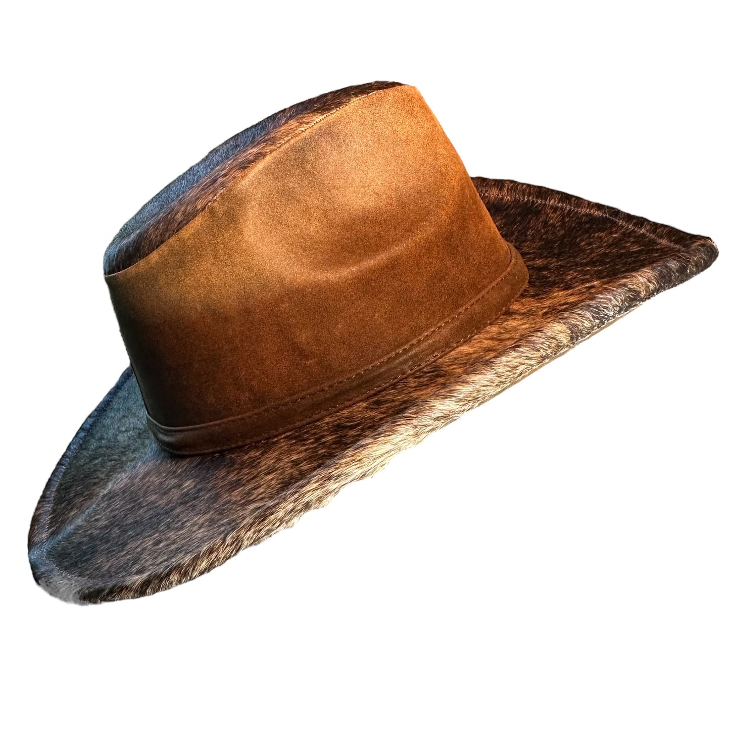 Sand Leather Cowhide Hat