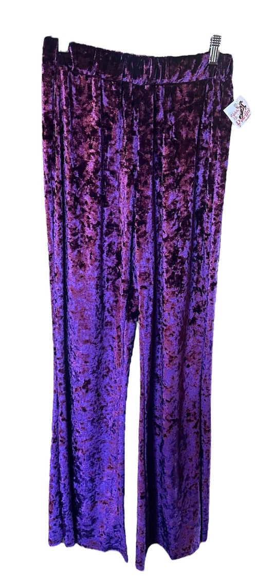 Deep Purple Velvet Pants