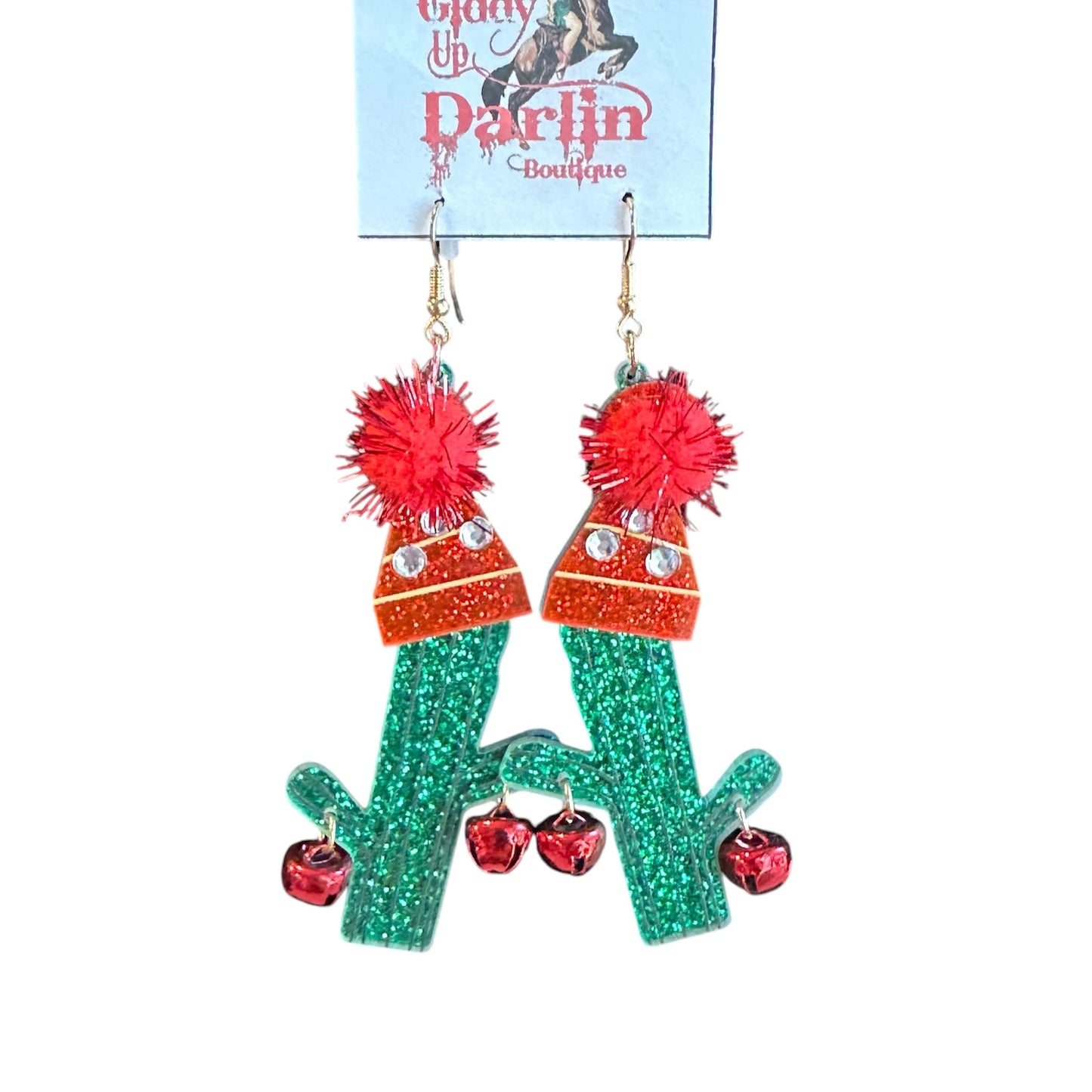 Christmas Cactus Earrings