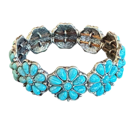 Mini Turquoise Flower Bracelet